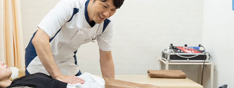施術の様子